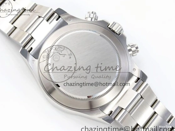 MiroTime 0307 TimelessDesign DAYTONA 116506 SS OMF BEST EDITION ICE BLUE DIAL ON SS BRACELET A7750 (SLIM MOVEMENT) 1811